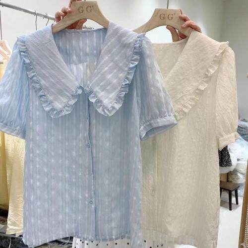 —郭郭家GG— 【夏款现货】法式条纹衬衣，女装，郭郭家
