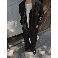 B221美式ins高街暗黑金属感宽松休闲外套上衣SY2303-P90控118，男装夹克，电商B221