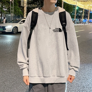 S6232-P28  秋季圆领卫衣男大码韩版宽松长袖外套图片