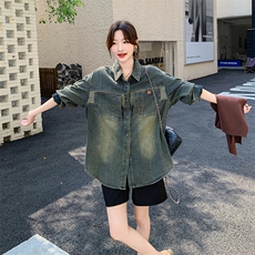 牛仔衬衣，女装衬衫，浙宝069