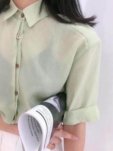 糖果色衬衫，女装衬衫，DL 迪黎