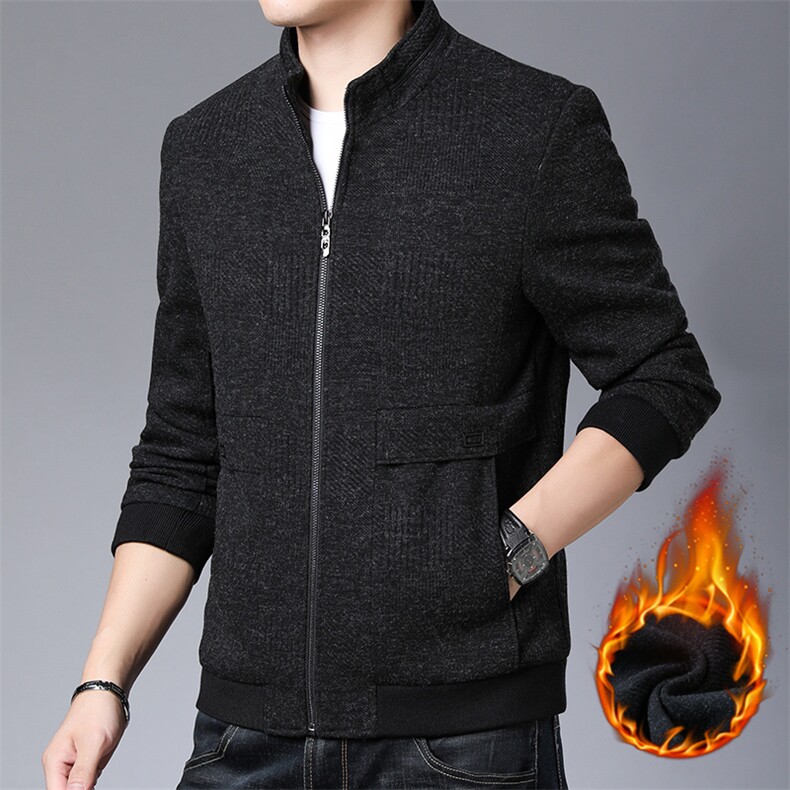 冬季男士立领休闲时尚保暖商务中年加厚棉衣BSN8768-P155,男装棉衣,星座1105-3