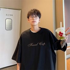 230g重磅纯棉港风短袖t恤男DT3137-P25控38，男装T恤，电商B370