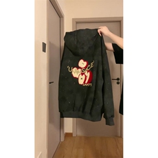 5430-P63原版做工刺绣+花朵别针卫衣薄款/加绒，女装卫衣/绒衫，星座617A-2