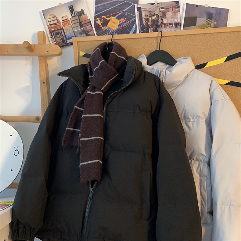 90羽绒服冬季加厚保暖立领短款宽松白鸭绒外套A436-0021-P180,男装羽绒服,电商A436