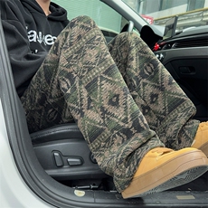 现货05大码民族风加绒加厚直筒阔腿裤XZ211-1-K2445-P50加绒P60，男装民族服装，星座211-1