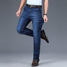 DKH8029B秋季新款牛仔长裤高端男裤商务休闲牛仔裤主推，女装牛仔裤，电商B360