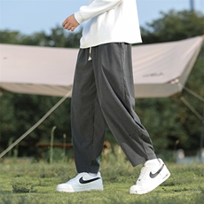 风灯芯绒裤子男秋冬季宽松大码直筒阔腿休闲长裤219-WK20-P45，男装休闲裤，星座219