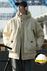 2023冬上新加绒加厚羽绒服冲锋衣时尚外套男女8301-P220控价318，男装羽绒服，电商A441-1