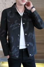 现货主推春秋新款男士翻领修身夹克外套JK907P65，男装夹克，电商B226-2（原B217-2）