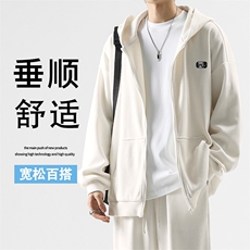 美式高街休闲百搭连帽开衫卫衣TK890-特批78，男装卫衣，星座718