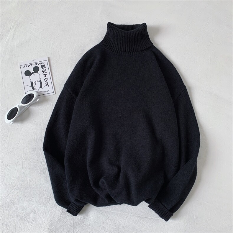 XZ-221-1/MY979/P382025冬季保暖内搭针织衫可翻高领毛衣打底衫,男装T恤,星座221-1