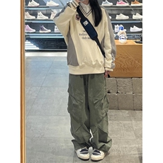 WE1949-P46徽章V领撞色拼接美式重磅运动卫衣男女，男装卫衣，电商B323A