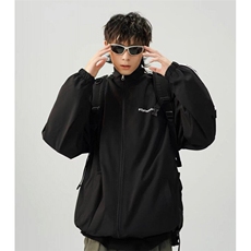 W9169-P60网图现货春季新款美式潮牌撞色立领夹克男外套运动服，男装夹克，星座1608-2