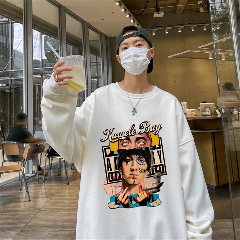 特P25控48秋冬新款男士圆领卫衣宽松休闲日常百搭上衣WQ2445,男装卫衣,电商B370