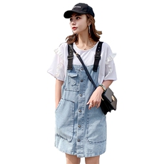 连衣裙2021年夏季时尚简约个性潮流中长款背带裙，女装套装/套裙，钱塘布衣