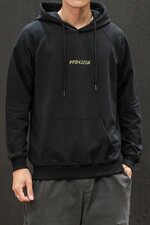 2021春季新日系马切达大码潮男字母刺绣连帽套头卫衣W605-P45，男装卫衣，电商A001