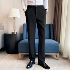 轻熟风小西裤长裤商务正装韩版修身小脚裤九分男士西装裤A1-P45，男装休闲裤，星座1116A-2（原606A-1）