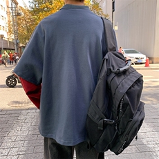 2025春装新款拼色假两件卫衣三色WY3109，男装卫衣，星座1108