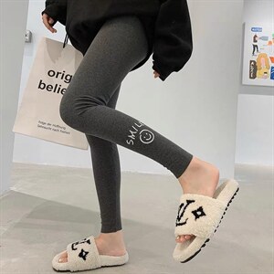 螺纹打底裤三码 减龄款,女装打底裤,柒外