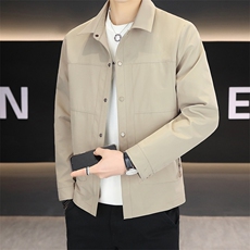 春季夹克男高品质翻领外套型男商务休闲百搭青年外套N9818-P120，男装夹克，星座310B-3