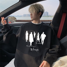 360克重磅图拉链华棉圆领卫衣【有货】C403A-YL25218LL-P45，男装卫衣，电商C403A