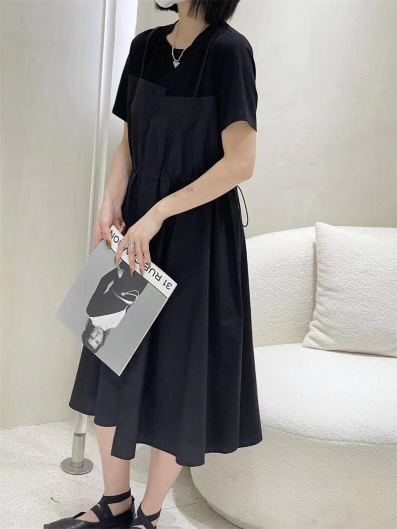 2022夏季假两件连衣裙，女装连衣裙，雷洛奇丽