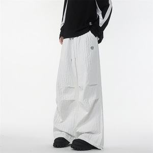 8XL-M 新款速干肌理感直筒工装裤男宽松早秋休闲裤阔腿裤K9172P68图片
