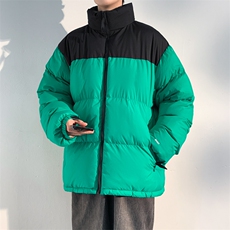 经典北面拼色棉衣大码M-6XL得物直播品质2321特P90，男装棉衣，电商A309