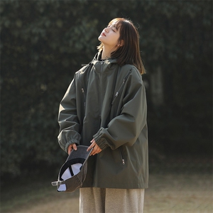 新款现货户外连帽夹克男 冲锋衣外套JK815 -P70图片
