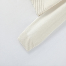 2025年秋季时尚百搭简约单排扣水滴领，女装羊绒衫，东业羊绒