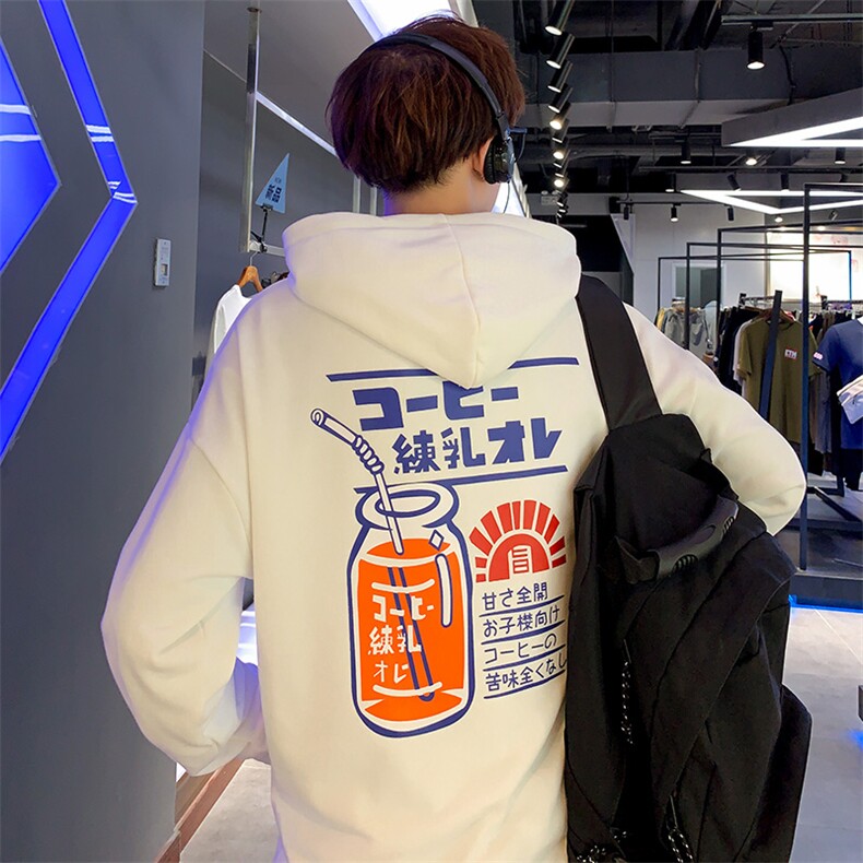 港风新款男秋冬新款19情侣款潮男卫衣714-1-WY915主推款图片