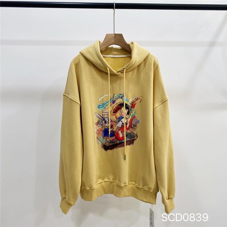 加绒带帽卫衣均码，女装卫衣/绒衫，尚映