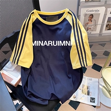 黄袖拼藏青