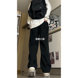 2026春款华棉运动裤宽松直筒卫裤 M-4XL K825-1 特P43 控68图片