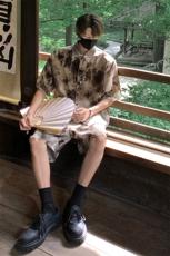 山水套装TZ77823特P50衬衫DCS77824特P30DK77825特P20套装控98，男装衬衫，星座226-1