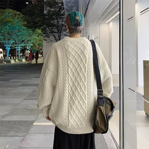 毛衣男装长袖韩版潮流个性纯色针织衫内搭打底衫港风休闲M160/P48图片