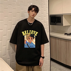 麂皮绒短袖t恤男大码半袖男JD82271-P25，男装T恤，电商A040