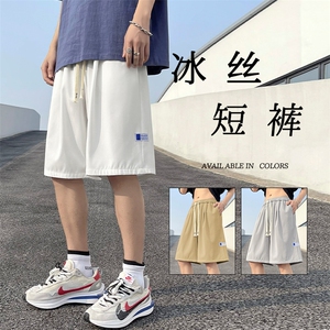 宽松短裤夏季薄款运动休闲潮男外穿速干夏装五分裤子 DK512批17图片
