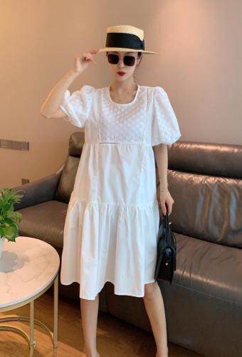 【现货】韩版娃娃拼接公主裙，女装，秋水月亮