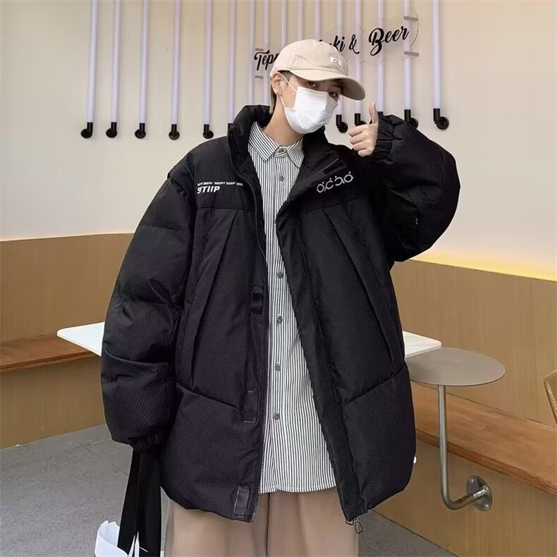 设计感小众袖子可拆卸两穿棉衣男美式冬季立领MY887-P78,男装棉衣,星座1109-3