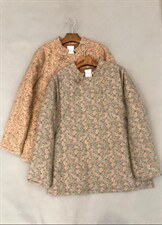 盘扣衣，女装棉衣/棉服，蓝院