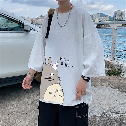Q11150-P30 春夏季七分袖t恤男大码五分袖男短袖中袖图片