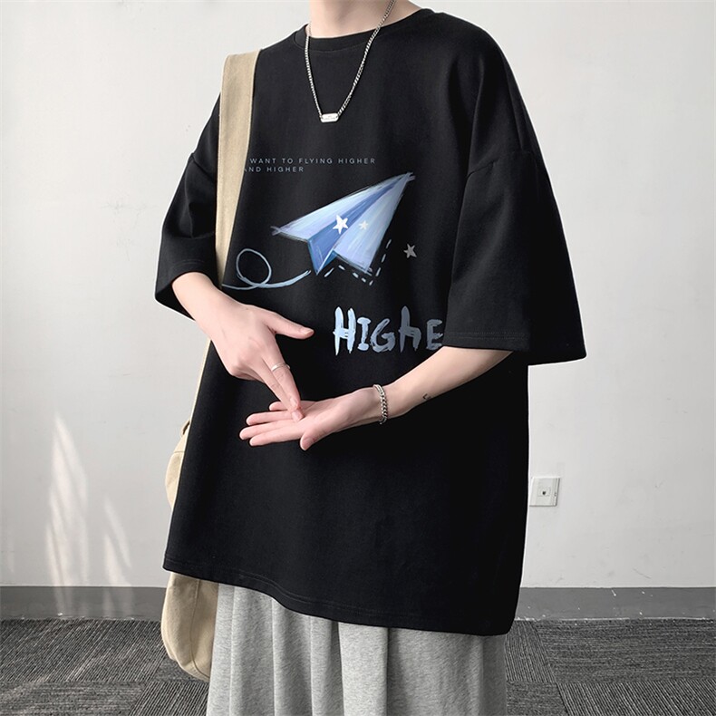 纯棉短袖t恤男大码半袖打底衫宽松体恤衫DX17270-P20大皂风,男装T恤,电商A040