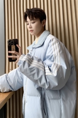 90白鸭绒羽绒服学生情侣款加厚保暖外套225-2-Y212-P235控318，男装羽绒服，星座225-2