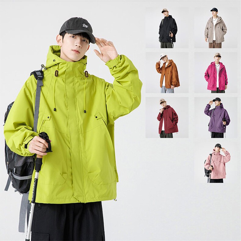 26春季新款连帽夹克多色潮流冲锋衣男女通用716A-JK303-P60，男装夹克，星座716A（原星座815-4）