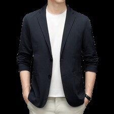 春秋季新款2022男装商务休闲中年男士西服外套小西装爸爸上衣，男装西服，电商B212（原钱塘6029）