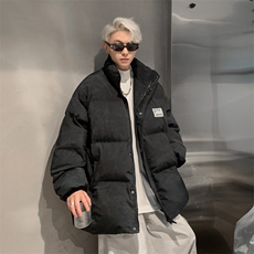 W8212P120控168冬季新款扎染花边刺绣休闲棉服羽绒棉上衣棉衣，男装棉衣，电商B205