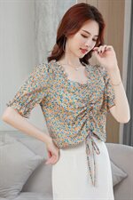 碎花衬衫女夏季2021新款韩版，女装衬衫，寒都衣屋