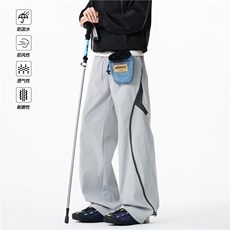 抖音品质解构拼接机能撞色户外休闲冲锋裤B315-K26039-特p40控78，男装休闲裤，电商B315